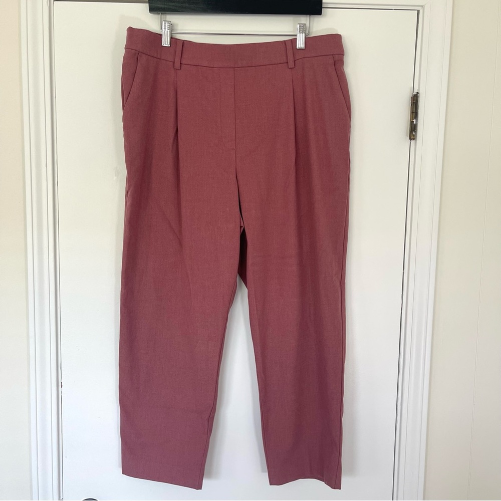 LOFT Pink Women's Trousers - Picture 2 of 10